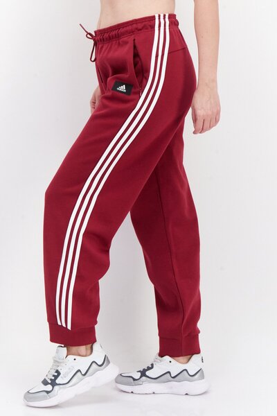 adidas Women Sportswear Fit Brand Logo Training Pant, Burgundy