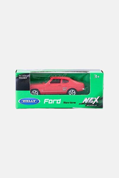 WELLY Nex 1969 Ford Capri Diecast Model Mini Car, Red