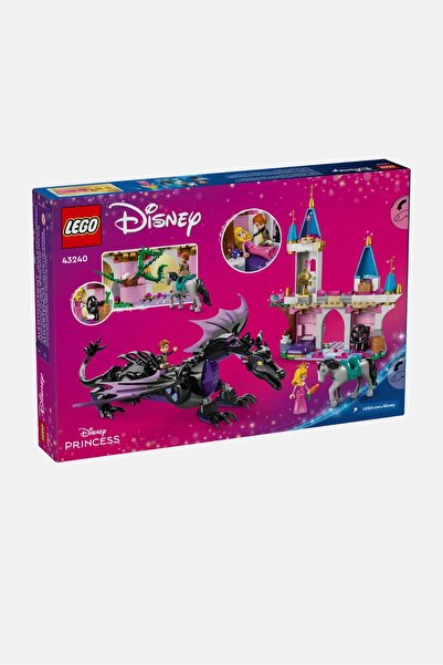 LEGO 43240 583 Piece Disney Princess Maleficents Dragon Form, Multicolor