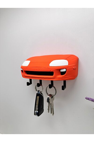 Butik 3D Printing Decorative Toyota Supra Model Designed Keychain