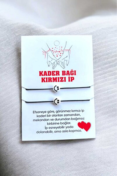 henahera accessory 2'li Sevgili Arkadaşlık Şans Bilekliği EL Yapımı Makrome Ö...