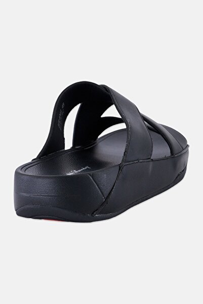 English Laundry Men Slip On Arabic Sandals, Black