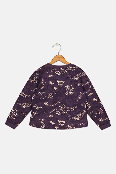 Puma Kids Girl Camouflage Outdoor Sweatshirt, Multicolor