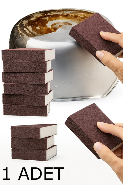 Mode Cool 1 ADET Nano Zımpara Sünger | Pas, Leke ve Kireç Sökücü Mutfak Temizlik Süngeri