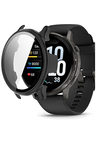 Techsuit Defense 360° Case + Screen Protector for Garmin Venu 4 (45mm) - Black