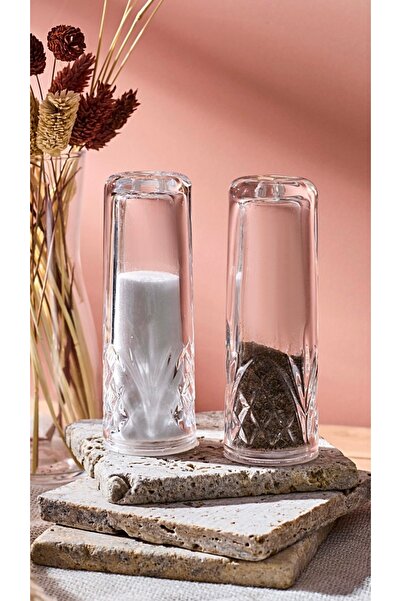 Melony وعاء زجاجي للملح والفلفل