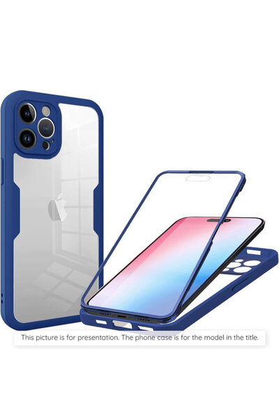 Techsuit Carcasă Xiaomi 15T ColorVerse 360°, albastră