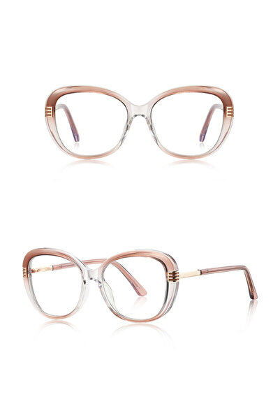 Techsuit Women's anti-reflective computer glasses Techsuit, brown/transparent, 2265