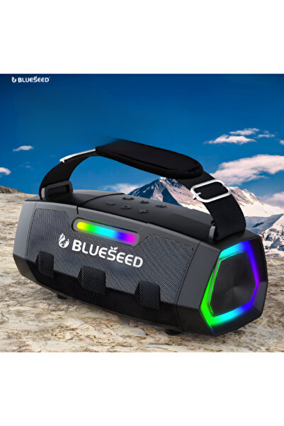 blueseed BS-602 Bluetooth Speaker Yüksek Kalite RGB Işıklı Müzik Bombası