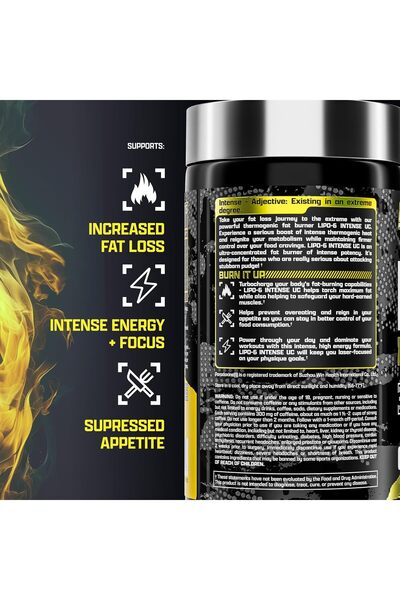 Nutrex Research Lipo6 Black Intense Ultra Concentrate Thermogenic Belly Fat Burner for Men and Women