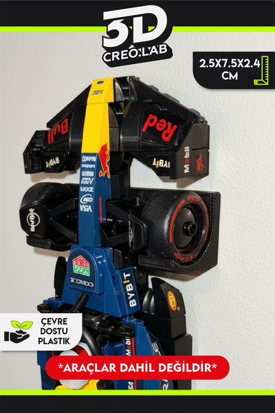 3Dcreo.lab Yapı Oyuncak F1 Duvar Askı Aparatı