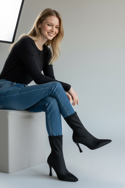 Zen Kadın Streç Bootie