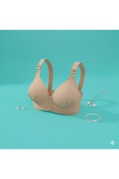 pae Σουτιέν Άνετο, άνετο στην χρήση, που ανοίγει από το μπροστινό μέρος, φιλικό προς το δέρμα, εφέ σύσφιξης χοντρά λουράκια, σουτιέν εγκυμοσύνης για θηλασμό