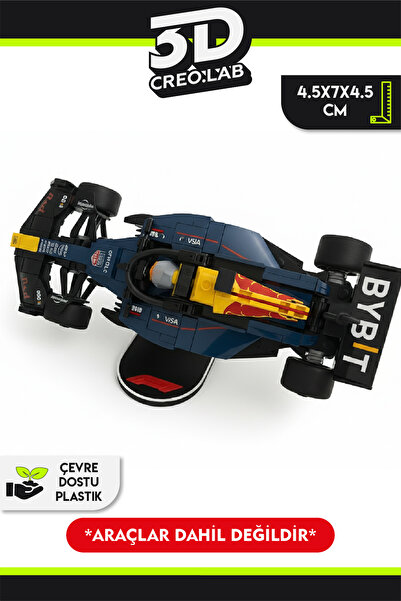 3Dcreo.lab Yapı Oyuncak F1 Logolu Tekli Sergileme Standı CR-LFS004