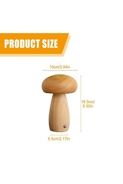 OEM Luolety LED Lamp, Wood, Touch Switch, 3 Adjustable Colors, 3W, USB Charging, Color