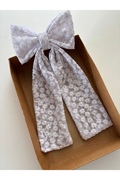 Stil Tasarım Toka Çiçekli Tül Toka