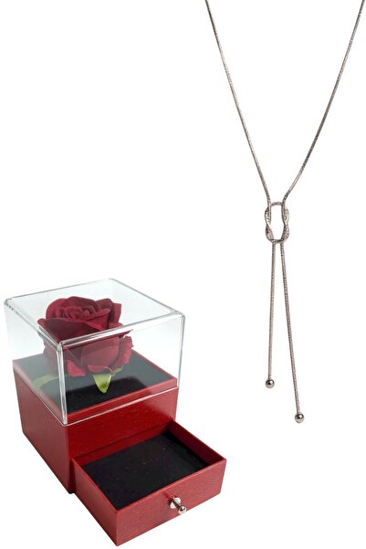 ank tasarım anka mücevherat ÇEKMECELİ KUTUDA 925 AYAR GÜMÜŞ AŞK DÜĞÜMÜ KOLYE ...