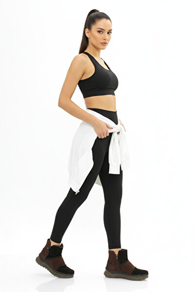 Mammamia Women's Genuine Leather Orthopedic Zippered Flat Thick Sole Sports Casual Boots M26/Kb4090