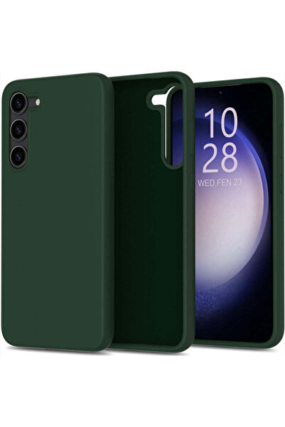 Casey Studios Husa Soft Silicone Samsung Galaxy S24 Plus, Microfibra in Inter...