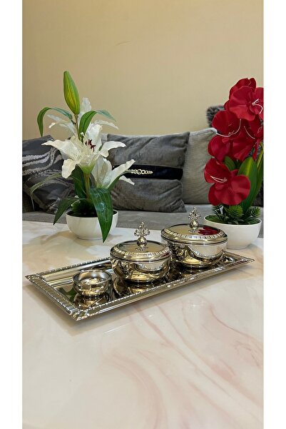 Palaces Full nickel silver date set - 4 pieces