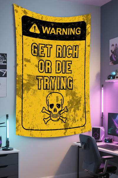 RUGRUMBA Tapiserie verticală pentru gamer – tematică pentru jocuri, țesătură ...