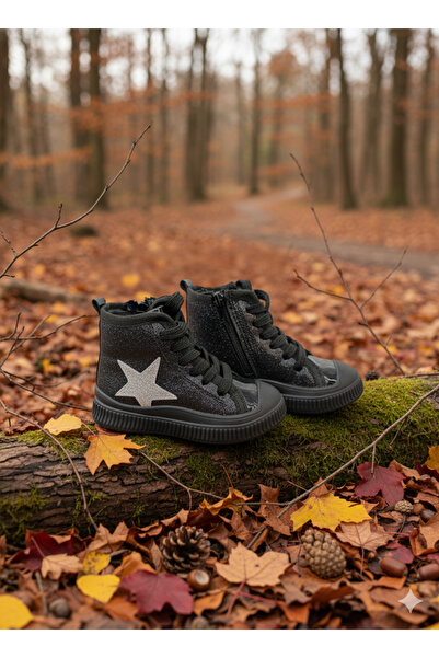 patik ayakkabı YILDIZ SİMLİ ÇOCUK KISA BOT