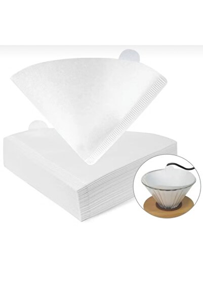 LUXURY Coffee Filters v60 White Filter Paper 100 Pieces Size 01 High Quality