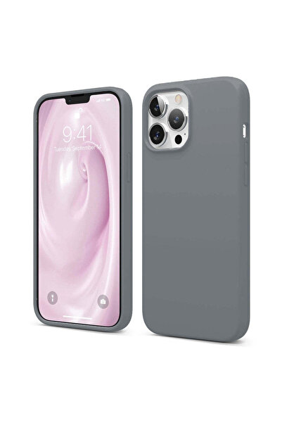 Casey Studios Husă de silicon iPhone 13 Pro Max, cu microfibră, subțire, de p...