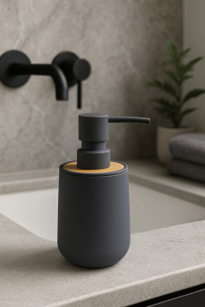 CEZVE HOME موزع صابون سائل أكريليك عصري مع مضخة - طقم منظم منظفات المطبخ الأنيق