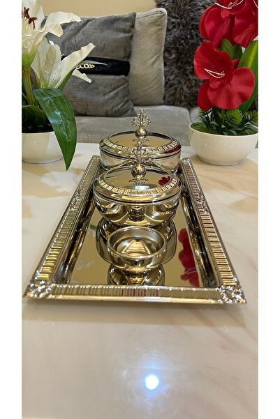 Palaces Full nickel silver date set - 4 pieces