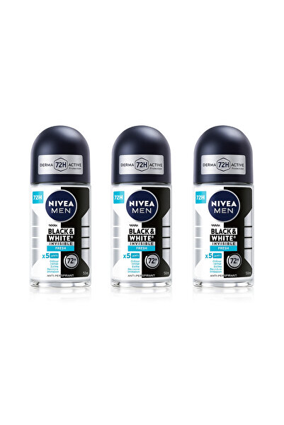 NIVEA MEN Invisible Fresh Black & White 72h - MT3