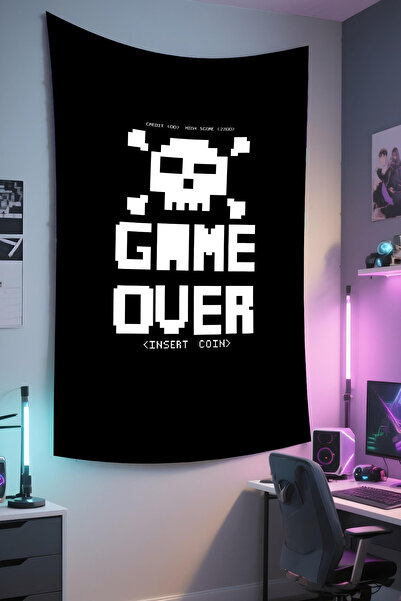 RUGRUMBA Tapiserie pentru gamer – tematică pentru jocuri, țesătură de calitat...