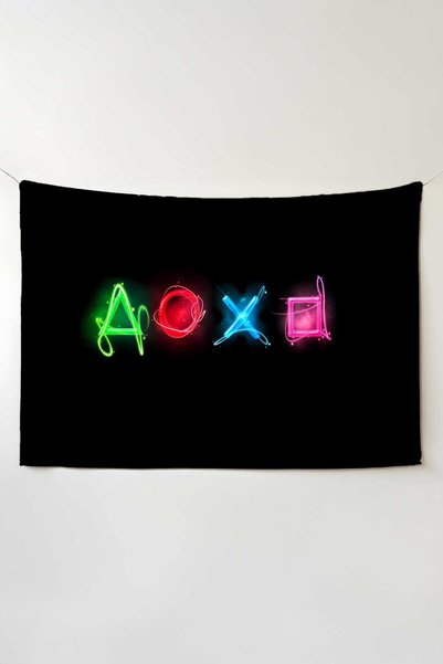 RUGRUMBA Gamer Wall Covering – Gaming Themed, High-Quality Fabric, Tapestry Wall Carpet