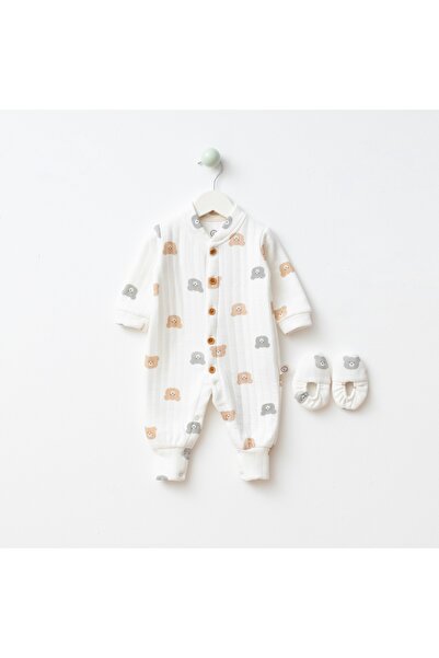 Genel Markalar Bebek Unisex Kapitone Patikli Tulum – 3-6-9 Ay | Kışlık Bebek ...