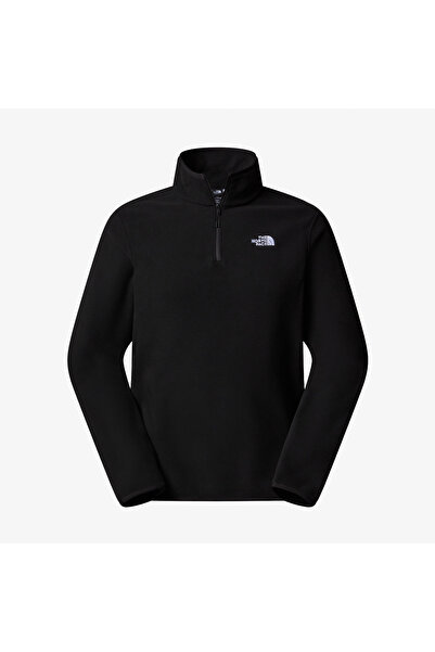 THE NORTH FACE Флісова кофта Glacier Fleece 1/4 Zip Erkek Siyah для активного відпочинку