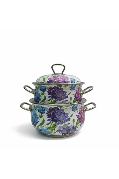 EMAYE TEZGAHI Enamel Yencere Set of 2