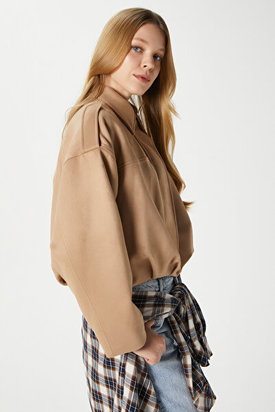 Ritnice Jachetă bomber pentru femei Rodney din piele intoarsa cu efect de bronzat