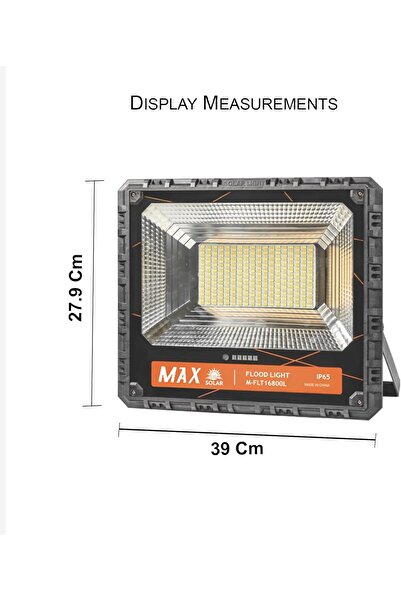 Vmax V.MAX Waterproof Solar LED Flood Light - 5V 12W | Outdoor Solar Light with Light Sensor