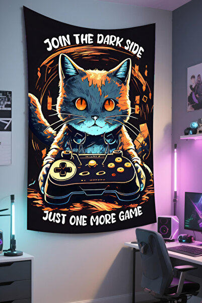 RUGRUMBA Tapiserie verticală pentru gamer – tematică pentru jocuri, țesătură ...