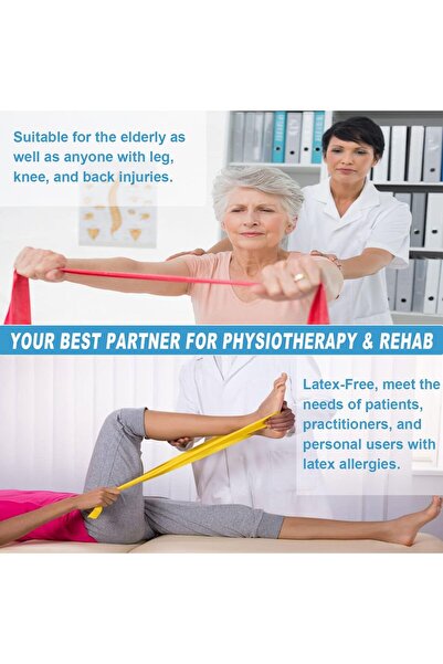 Generic londys Resistance Bands Set — 1.5m Latex-Free Yoga & Exercise Bands, 5 Resistance Levels