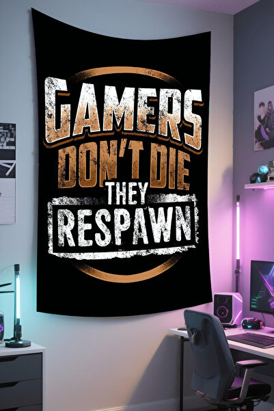 RUGRUMBA غطاء جداري عمودي للاعبين - تصميم مخصص للألعاب، قماش عالي الجودة، سجا...