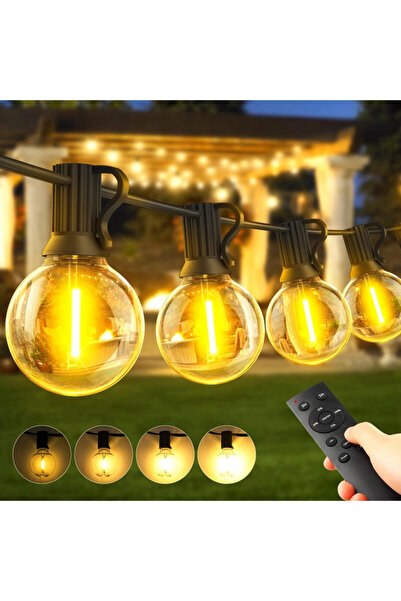 OEM String Light with Bulbs, 30 m, Dimmable, Warm Light, with Remote Control