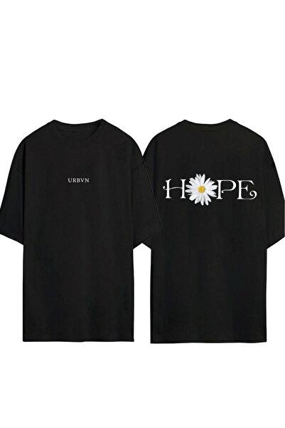 urbvn HOPE Design T-shirt sa štampanim uzorkom, crna, veće veličine