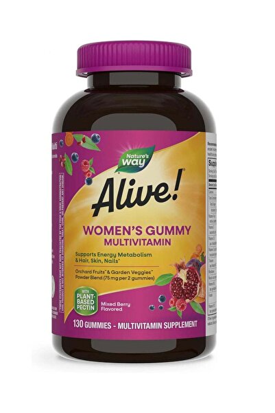 Nature's Way Alive! Women's Gummy Vitamins 75mg - 130 Gummies