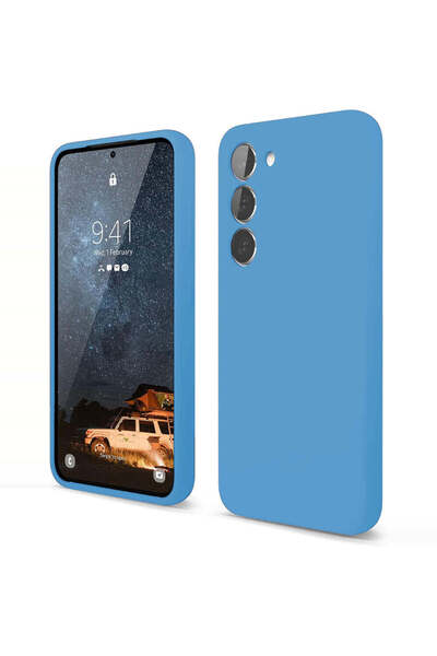 Casey Studios Husa Silicon Samsung Galaxy S23, cu Microfibra, Slim, Margini R...