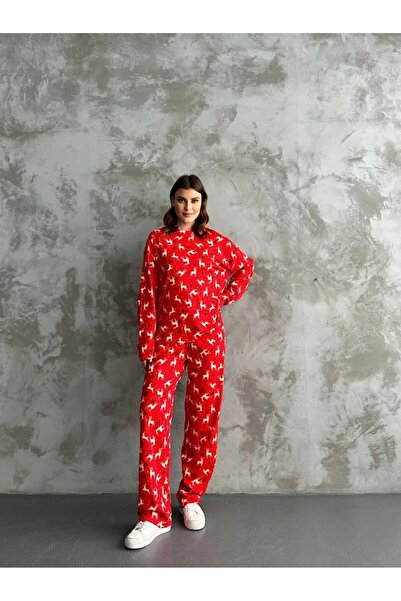 Butik Women's New Year's Concept Top and Bottom Set