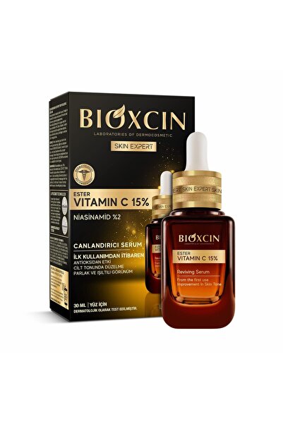 Hype Store Ester Vitamin C 15% Canlandırıcı Serum 30 ml – Niasinamid, Lipozom...