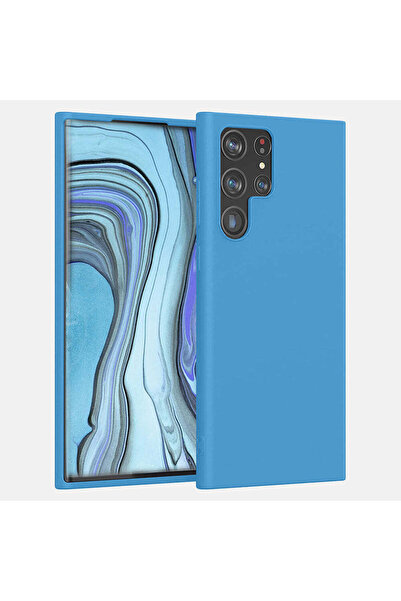 Casey Studios Husa Silicon Samsung Galaxy S22 Ultra, cu Microfibra, Slim, Mar...