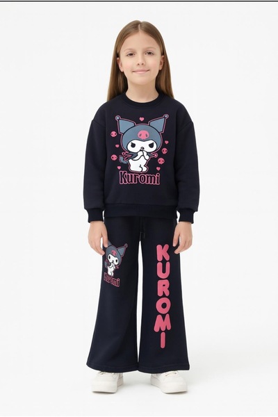 öykümgaleria Зимен комплект за момичета с качулка