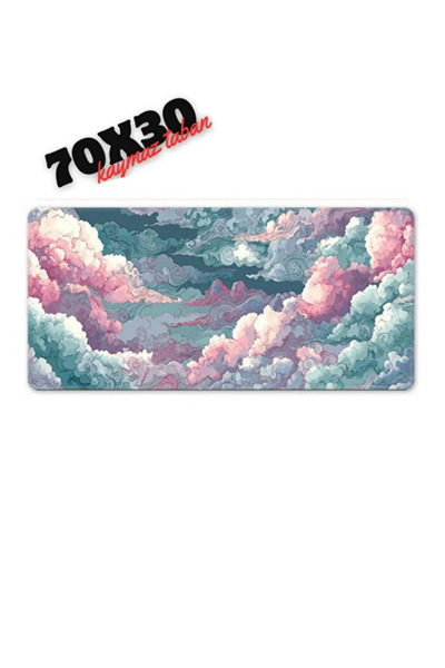 Hietech 70x30 Kaymaz Taban Speed Yüzey Gaming Oyuncu Mousepad Su Geçirmez Gam...